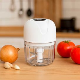 Mini Processador De Alimentos 250ml Usb Recarregável
