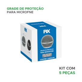 5x Grade Proteção P/ Microfone 31.5mm Reforçada e Durável