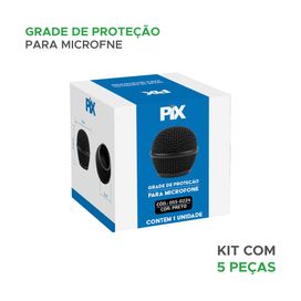 5x Grade Proteção P/ Microfone 31.5mm Reforçada e Durável