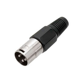 10x Plug Cannon Macho Série Chrome - PIX