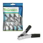 10x Garra Jacaré 100 Amp 11cm - Green