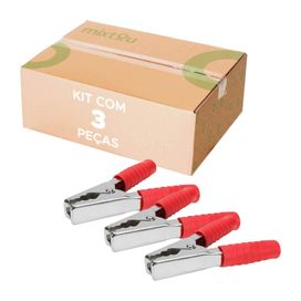3x Garra Jacaré 200 Amp14,1cm - Green