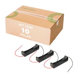 10x Suporte para 1 Pilha AA Pequeno - Alta Qualidade