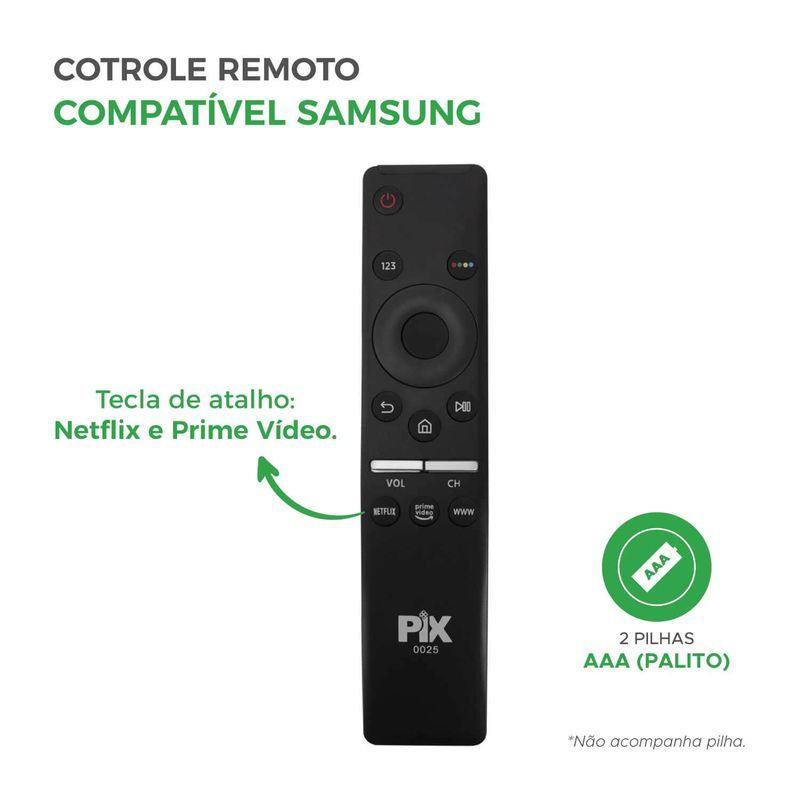 Controle Remoto Compatível Smart Tv 40ku6000 = 70mu6100