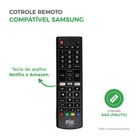 Controle Remoto Universal Compatível com Smart Tv Samsung
