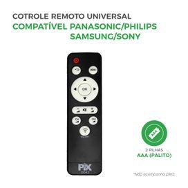 Controle Remoto Universal Compatível com Principais Smart TV