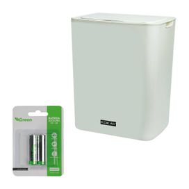 Lixeira Automática Sensor 14L - Banheiro e Cozinha Com Pilhas