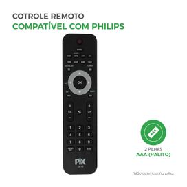 Controle Remoto Tv 32pfl3403 32pfl5403 42pfl5403 47pfl7403 - PIX