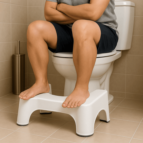 Banquinho De Cócoras P/ Vaso Sanitário - Apoio P/ Pés