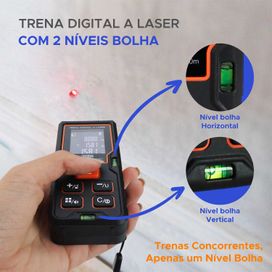 Trena A Laser Digital Sc40 Profissional 40m Com Cordão