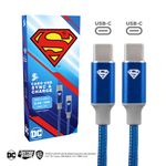 Carregador Gan 30w e Cabo 1.5m Tipo C X Tipo C Heróis DC