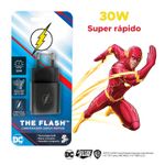 Carregador Gan 30w e Cabo 1.5m Tipo C X Lightning Heróis DC