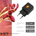 Carregador Gan 30w e Cabo 1.5m Usb A X Lightning Heróis DC