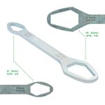 Chave Boca Fixa Aço Universal 8 a 22mm Cabeça Dupla Torx Ferramenta Resistente Multifuncional