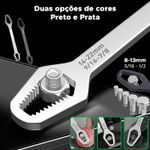 Chave Boca Fixa Aço Universal 8 a 22mm Cabeça Dupla Torx Ferramenta Resistente Multifuncional