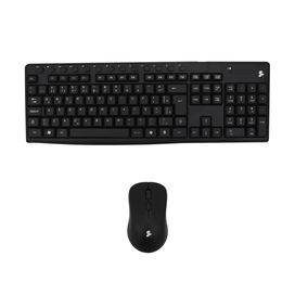 Kit Teclado e Mouse Sem Fio 2.4 Ghz Multimídia Office - 5+