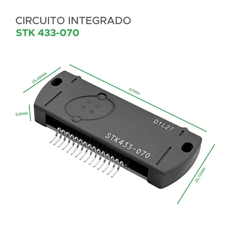 Circuito Integrado Stk433-070 / Stk 433-070 - ChipSCE