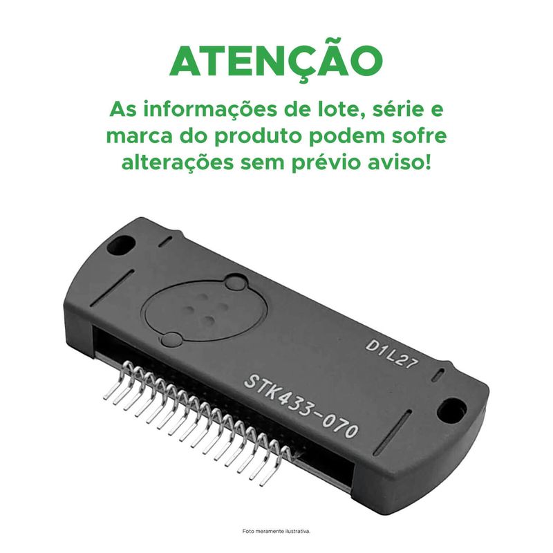 Circuito Integrado Stk433-070 / Stk 433-070 - ChipSCE