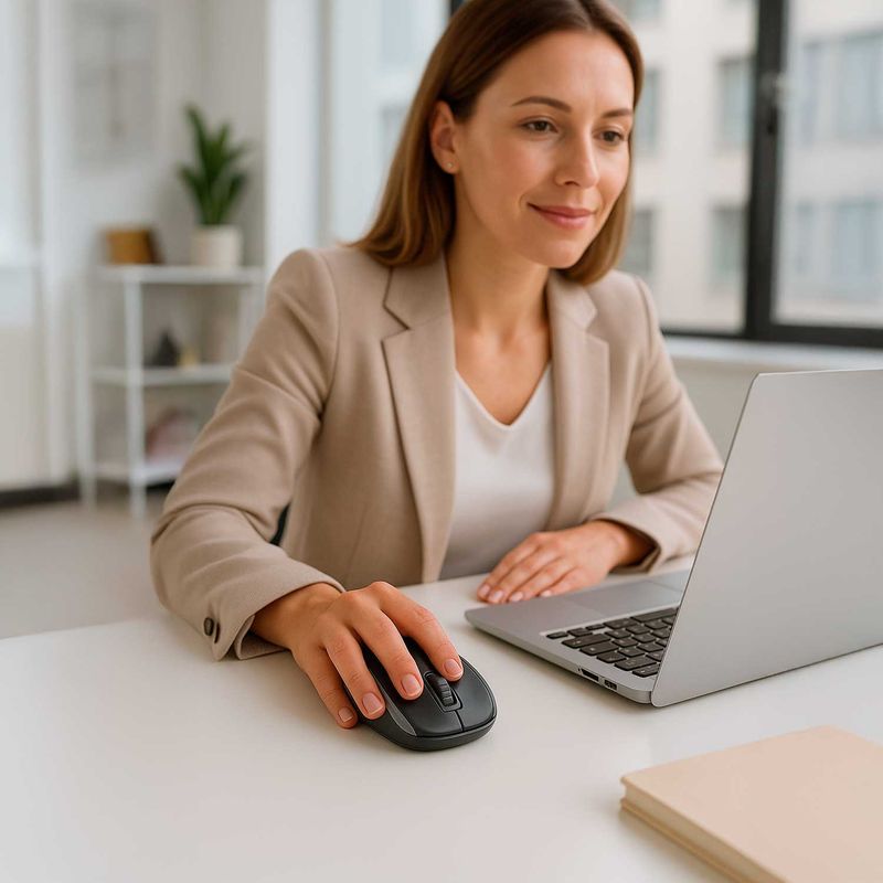 Mouse Sem Fio Wireless Office Premium 2.4 Ghz - 5+