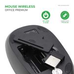 Mouse Sem Fio Wireless Office Premium 2.4 Ghz - 5+