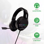 Fone de Ouvido Headset Gamer 5S PS3/PS4/XBOX/PC