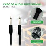 Cabo P10 P10 Mono De Cobre Para Instrumentos