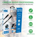 Cabo P10 P10 Mono De Cobre Para Instrumentos