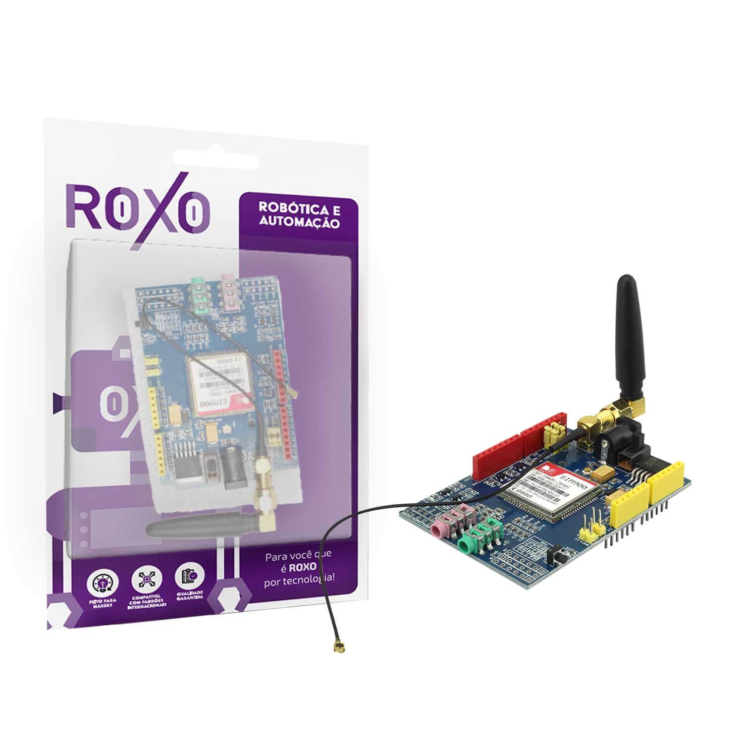 Módulo Gsm Gprs Shield Efcom Sim900 E Antena - Mixtou