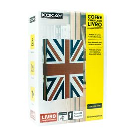 Cofre Camuflado 2 Chaves Formato Livro Discreto Porta Joias