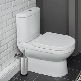 Escova Sanitária Para Limpeza de Vaso de Banheiro Aço Inox
