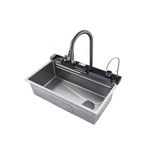 Cuba Cozinha Gourmet Torneira Cascata Lavador Copos