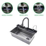 Cuba Cozinha Gourmet Torneira Cascata Lavador Copos