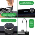 Cuba Cozinha Gourmet Torneira Cascata Lavador Copos