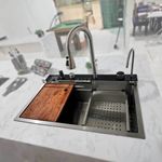 Cuba Cozinha Gourmet Torneira Cascata Lavador Copos