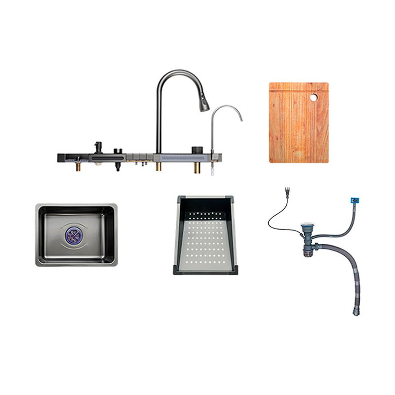 Cuba Cozinha Gourmet Torneira Cascata Lavador Copos