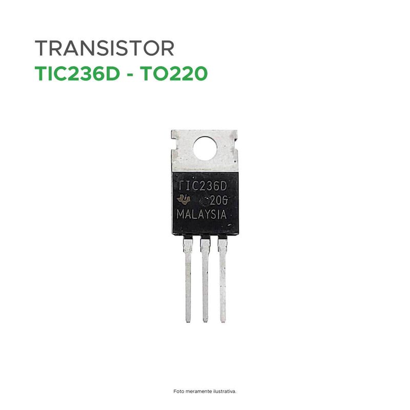 Transistor Tic236d = Tic236 D = Tic 236d - To220