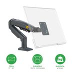 Suporte Para Monitor Articulado De 17 Até 30 Pistão a Gás North Bayou F80