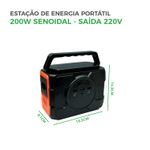 Fonte de Energia Portátil 200W - 220V