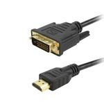 Cabo Hdmi x Dvi-d 24+1 - 1080p Plug Ouro