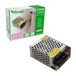 Fonte Chaveada 24V 1A 24W Bivolt - Gabinete Metal Colmeia