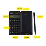 Calculadora Dobrável 10 Dígitos Com Tablet De Escrita Em Lcd - KOKAY