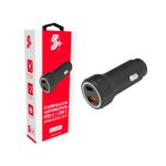 Carregador Veicular Duplo 30w Turbo Usb Pd A + Tipo C 30w