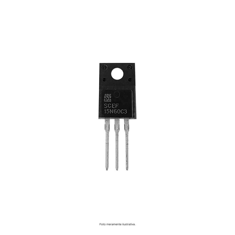 Transistor Fqp15n60c3 = Fqp 15n60c3 = 15n60 C3 - Isolado