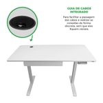 Mesa Elétrica Motorizada Para Desktop Regulável Até 80kg