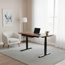 Mesa Elétrica Motorizada Para Desktop Regulável Até 80kg