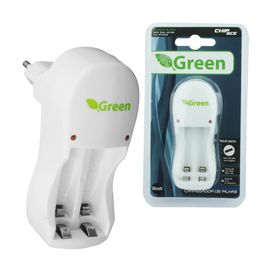 Carregador De Pilhas Bivolt AA/AAA Com Indicador Led