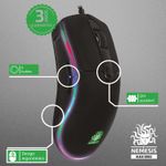 Mouse Gamer Nemesis 4000dpi Com Teclas Macro Rgb - 5+